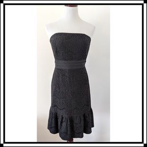 Like NEW!! WHBM Black Lace Cocktail Dress Size 12